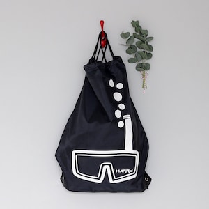 La natation sac, lunettes, Swim, sac de sport, sac de bain, sac humide, sac de plage, cadeau enfant, anniversaire enfants, fille, garçon, personnalisée natation sac, nager
