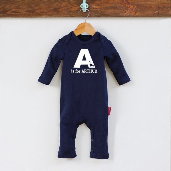 etsy personalised baby grow