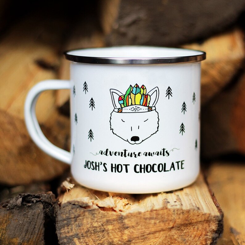 Kids Camping Mug Kids Hot Chocolate Mug Camping Mug for Etsy