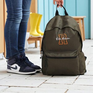 Personalised Kids Backpack: Embroidered Recycled Polyester Bag