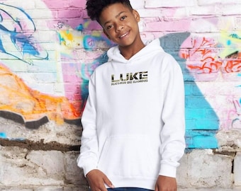 Personalised Kids Gaming Hoodie: Camo Name, Gamer Gift