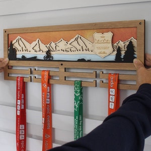 Medaillehanger, medaillehanger mountainbikers, MTB-medaillehanger, medaillehanger voor mountainbiker