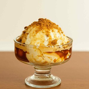 Retro Bananen-Pudding-Rezept-Karte | Magnolia Bakery inspiriertes Dessert | Druckbares Vintage-Rezept