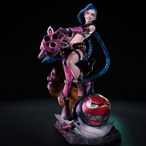 ARCANE フィギュア アーケイン lol ジンクス 人気ゲーム「リーグ・オブ・レジェンド」原作のアニメ