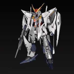 RX-105 Xi Gundam STL Figure | Massive Mobile Suit Mecha 3D Print, Anime Gundam for Collectors | High Detail Resin STL Model Instant Download