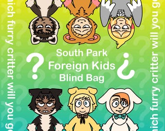 Foreign Kids Blind Bag Keychain