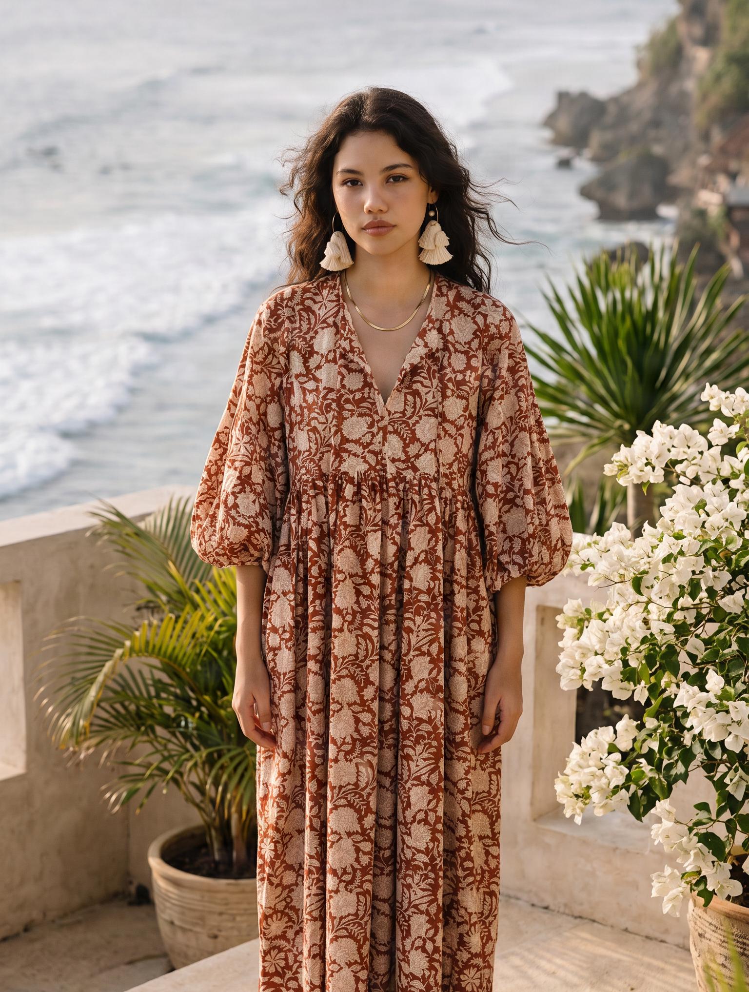 Earthy Boho Dress