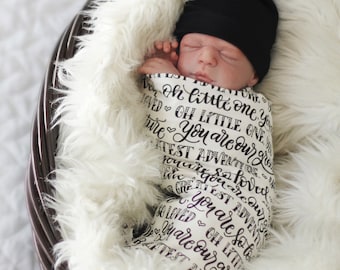Little one, you are so loved - Lightweight Gender-neutral Swaddle for baby