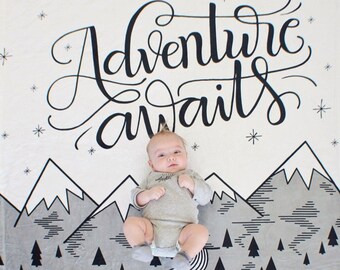 Adventure awaits - Lightweight Swaddle for baby