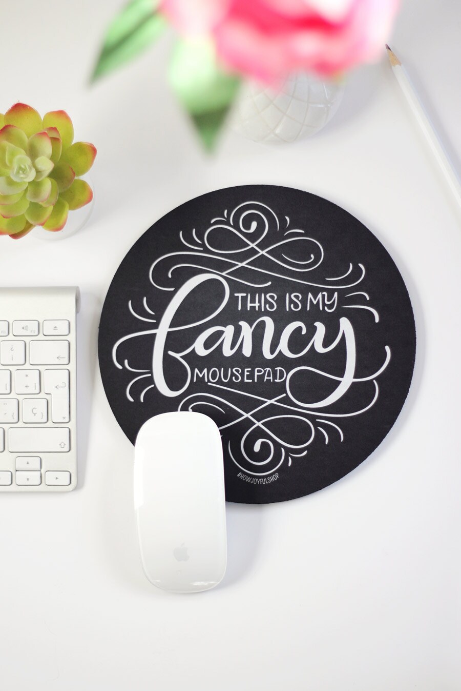 Mousepad This is my fancy mousepad hand lettered mouse pad Etsy
