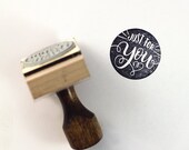Just for you - Hand Lettered stamp -  1 1/2 x 1 1/2 stamp 