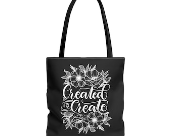 Created to create Botanicals - Affirmation Tote Bag