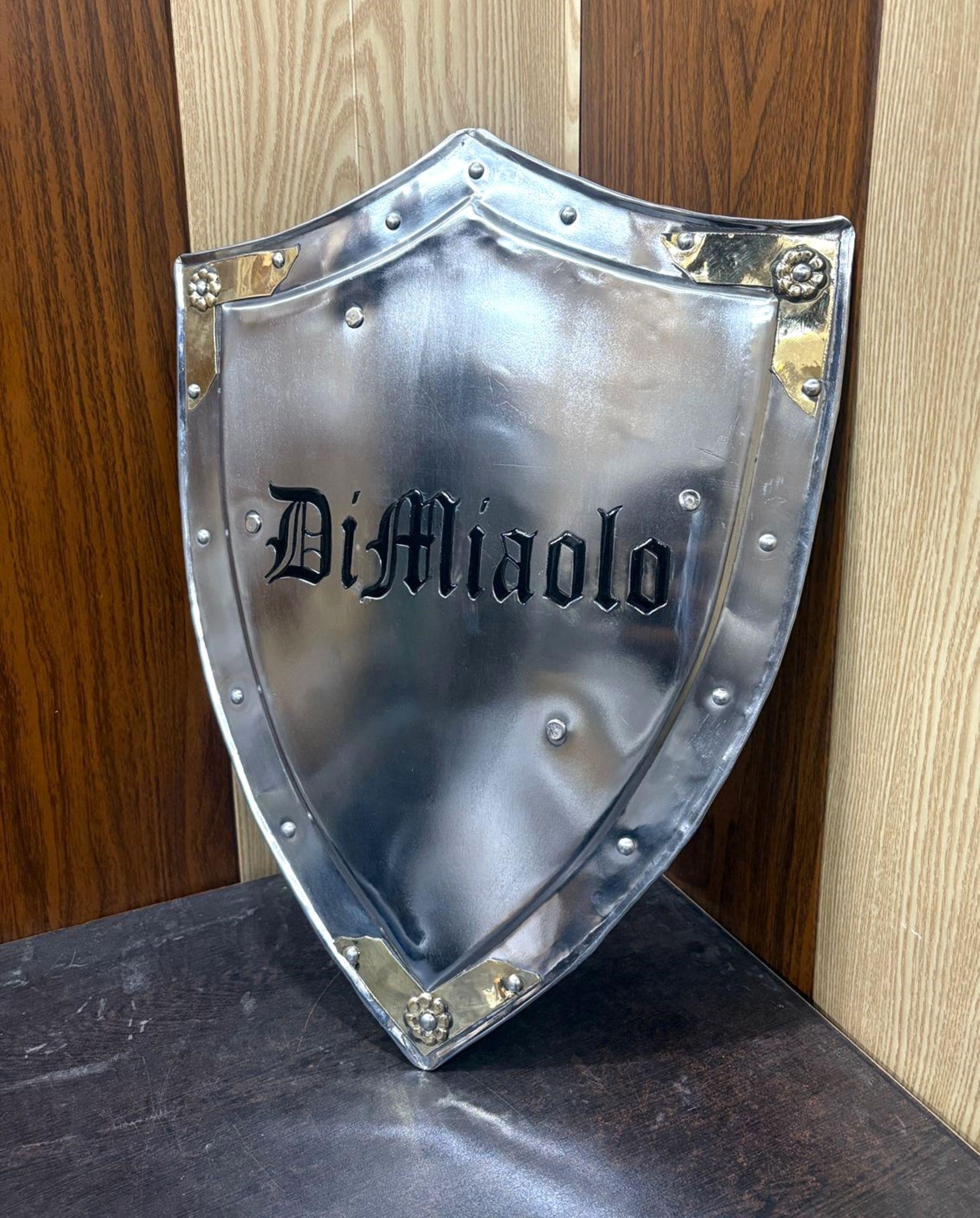 Personalized Knight Armor Shield Handmade Engraved Medieval Heater ...