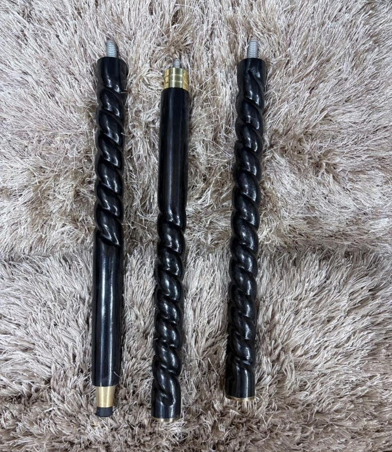 Handmade Wooden Walking Stick 3 Foldable Canes Nautical Shaft Gift Item image 12