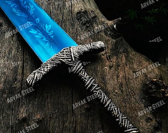 Full Metal Dark Moon Sword From Dark Souls, Dark Souls Cosplay, Gift for him, Moonlight Greatsword Replica Sword inspired, Christmas gift