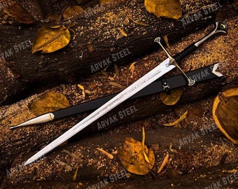 Handmade Fantasy King Sword Reforged Cosplay Swords Replica Christmas Medieval gift for husband