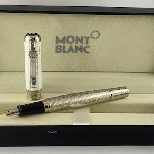 Montblanc Starwalker Great Characters Muhammad Ali Special Roller Fountain Pen Ink Nil Silver Body With Smooth Working For Gift