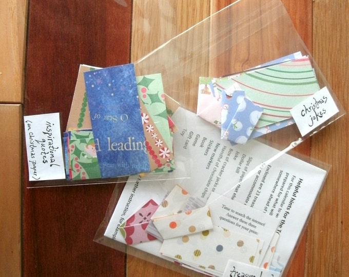 Advent Calendar Inserts Etsy