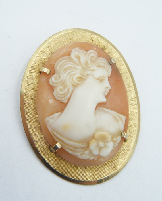 Krementz Cameo Brooch Cameo Pendant Etsy