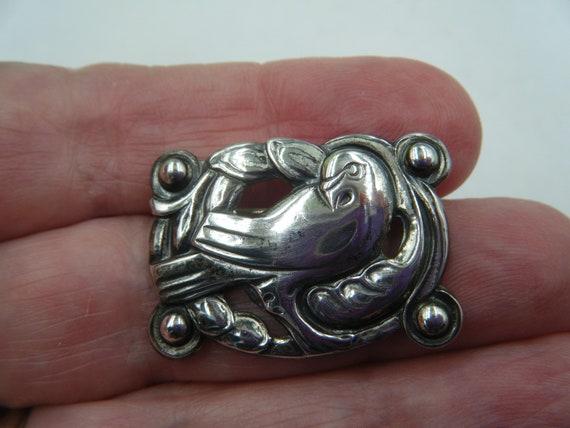 Coro sterling dove brooch, Coro Norsland - image 2