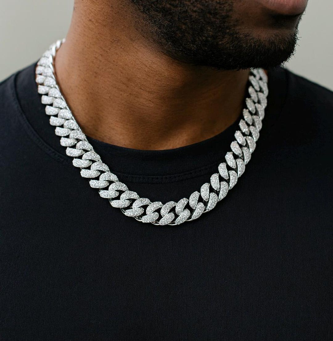 Charlie Kirk, I Love You! 16mm Iced Cuban Chain: Miami Link, Hip Hop ...
