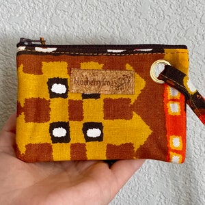 Monedero pequeño retro con dos compartimentos y cremallera, ¡listo para enviar!