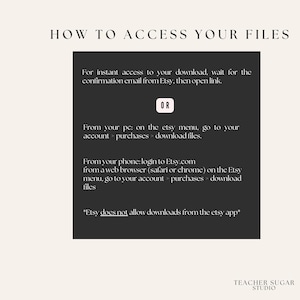 The image is a black and white photograph of a sign with instructions on how to access files.