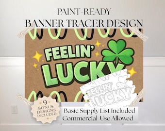 St. Patrick's Day Kraft Paper Banner Template | Canva