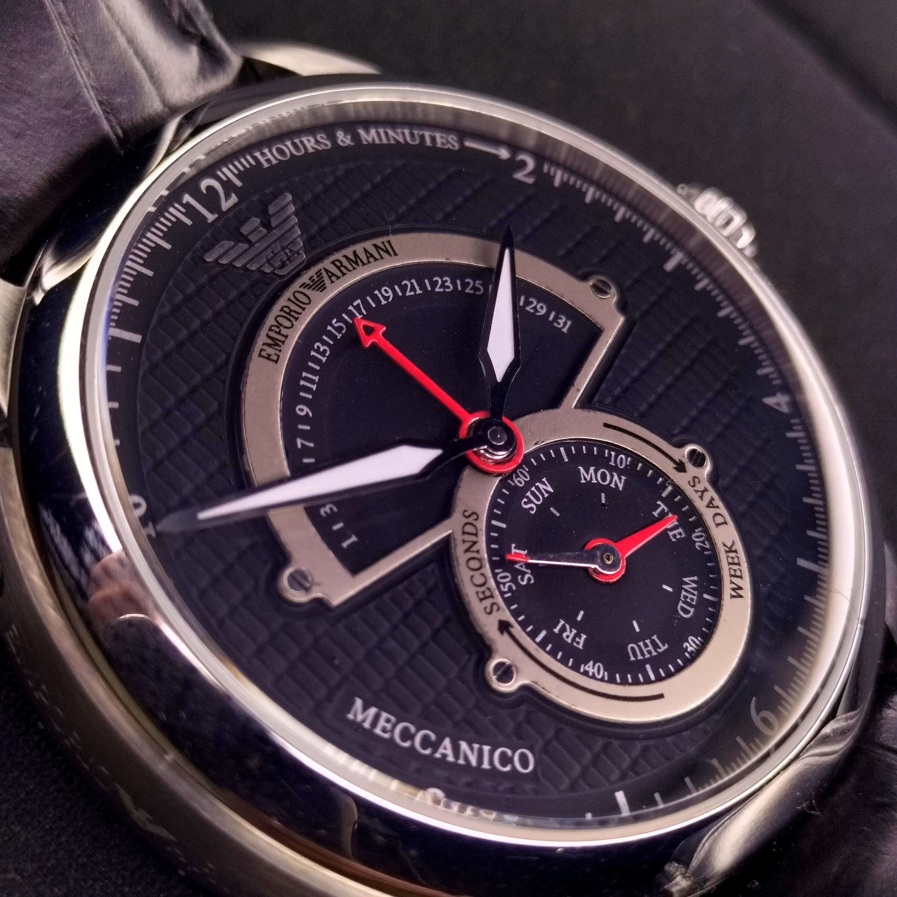 【ミラノ購入】EMPORIO ARMANI ラムレザー2010 アーカイブ Emporio Armani Men's Watch AR4612 - Etsy