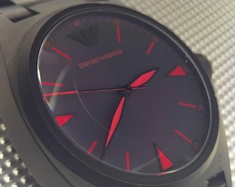 Emporio Armani grey dial men's watch