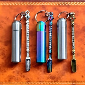 Diamante Crafting Shovel-sleutelhanger met waterdichte mini-opbergkoffer - Kies een ontwerp