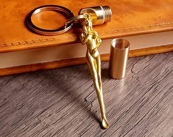 Goddess Crafting Mini Spoon Charm with or without Mini Storage Case - Warm Gold