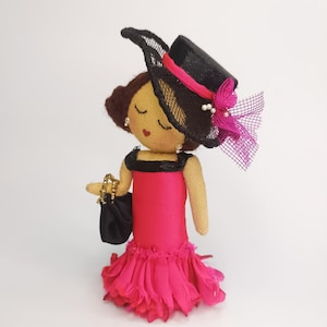 Handmade Miniature Doll - Collectible Doll for Gifts & Elegant Decor - doll house doll