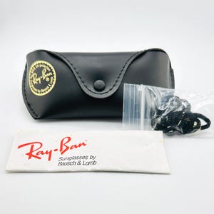 Vintage B&L Ray-Ban L0118 CATS 1000 Matte Black Sunglasses 1980s