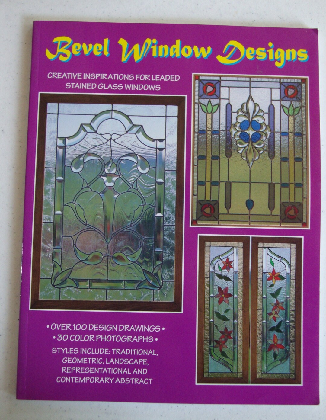 Stained Glass Pattern Book Bevel Window Designs Patterns for Stained Glass Etsy