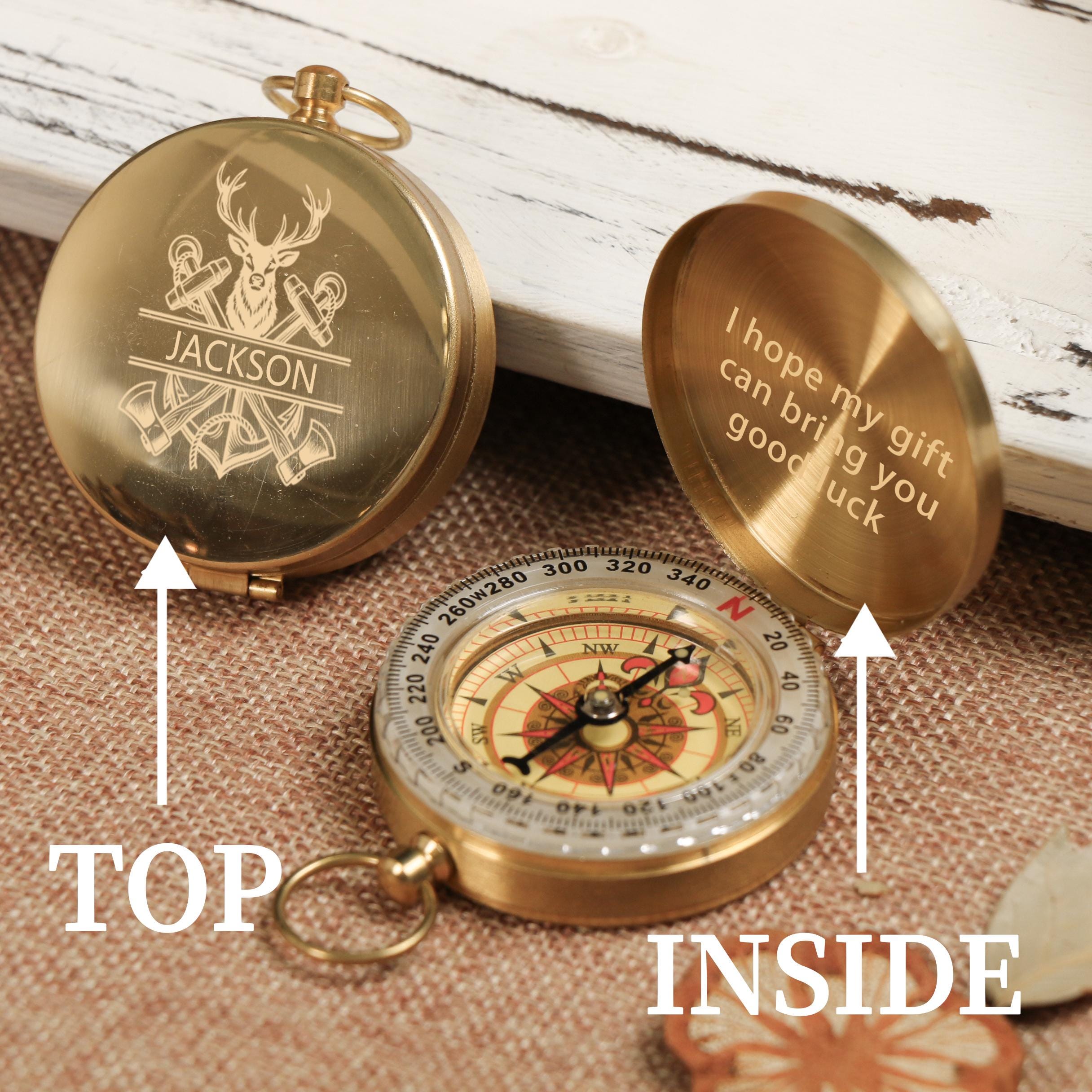 Engraved Graduation Compass With Gift Box，personalized 2026 Graduate ...