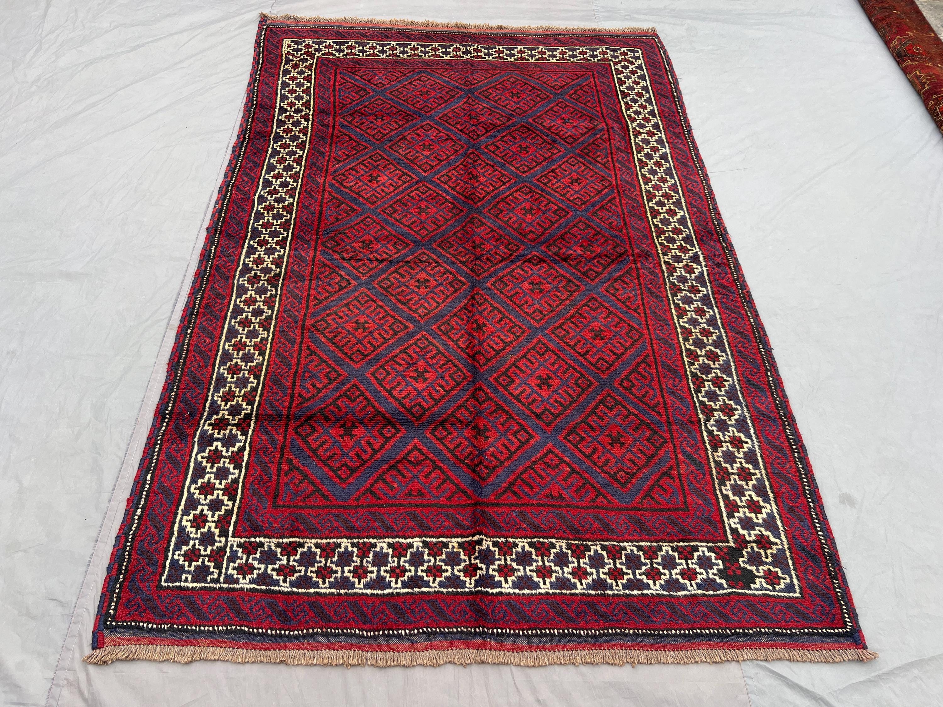 ラグ・カーペット Afghan baluch taimani rug ラグ・カーペット Afghan baluch taimani rug Baluch Afghan Taimani