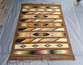オールド　シバス　キリム ヴィンテージ シバス キリム、5x13 キリム ランナー、70 年前のキリム