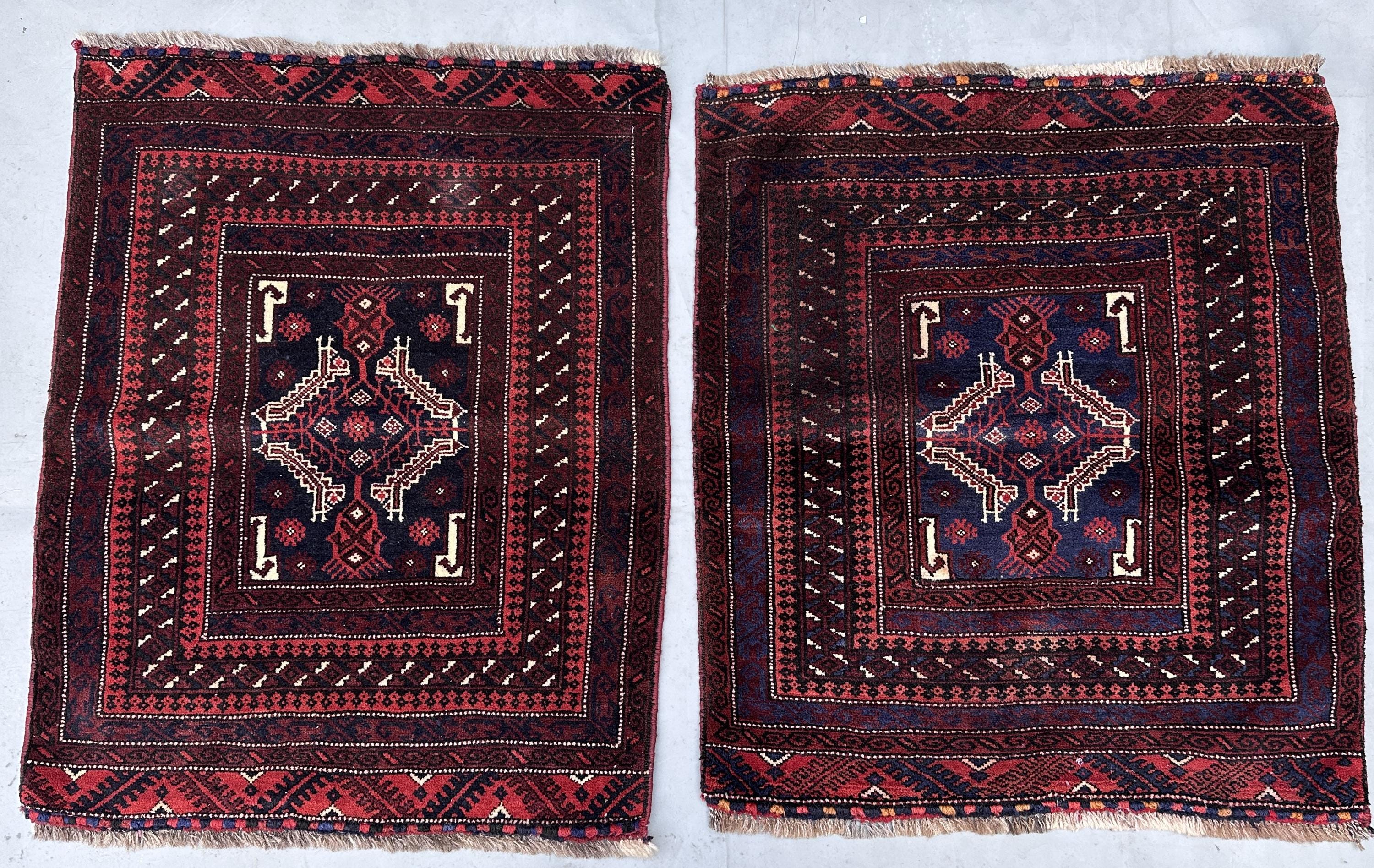 ラグ・カーペット Baluch mini rug Afghanistan's Authentic Vintage Afghan Baluch Handmade Hand