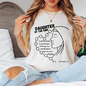 Child of God Shirt, Daughter of the King Shirt, Love Like Jesus Shirt, Jesus is King Merch, Christian shirt, Faith Shirt, Bible Verse Shirt