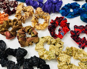 Silk Scrunchies Set | Hair Scrunchie, No Crease Gentle Hair Tie, Gift For Her