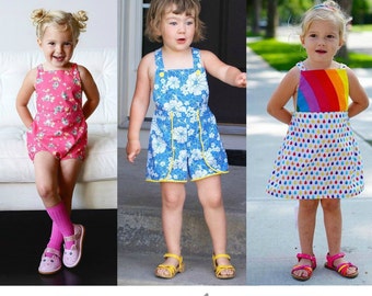 Sydney Romper and Pinafore