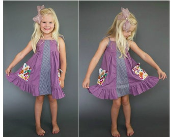 Persimmon Dress and Top:  PDF Pattern by Mouse House Creations