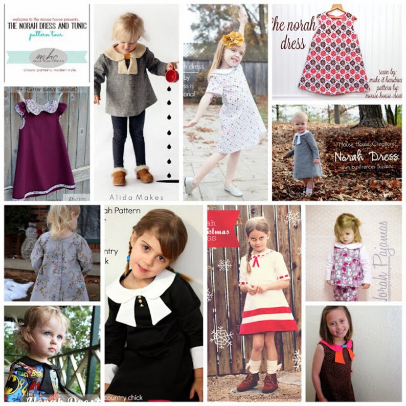 The Norah Dress and Tunic PDF Sewing Pattern: Sizes 12 months to 12 Years image 6