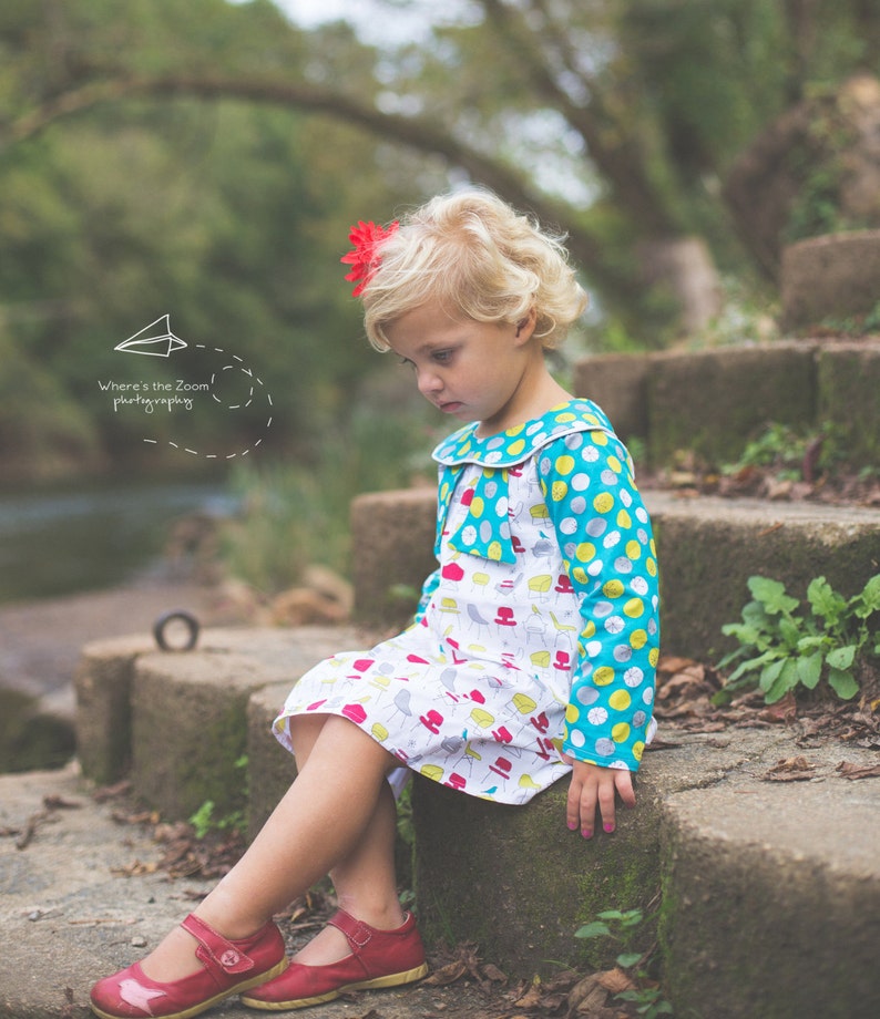 The Norah Dress and Tunic PDF Sewing Pattern: Sizes 12 months to 12 Years image 4