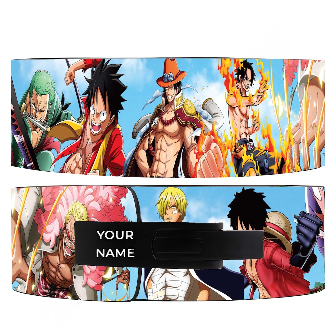 Luffy One Piece Anime Powerlifting Lever Belt: Custom Gym Fitness - Etsy