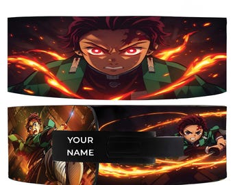 Cinturón de levantamiento de pesas Kamado inspirado en el anime: cinturón de levantamiento de pesas de alta resistencia, cinturón de entrenamiento para gimnasio, equipo de gimnasio personalizado para cosplay, regalo de fitness