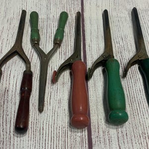 Vintage hair curlers 5 pc. set
