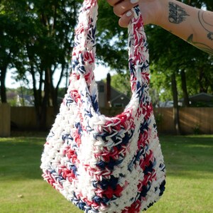 USA Crocheted Shoulder Bag
