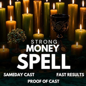 Powerful Money Spell: Wealth & Abundance Ritual (Digital Charm Included